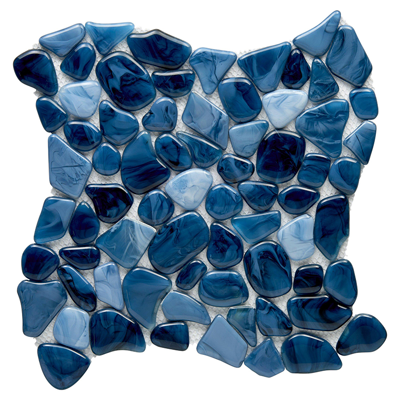 Oceano Pebble Hot Glass Mosaic